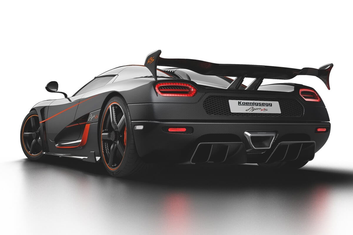 Koenigsegg Agera RS 5.0L V8 automatic RWD (2015-2018)